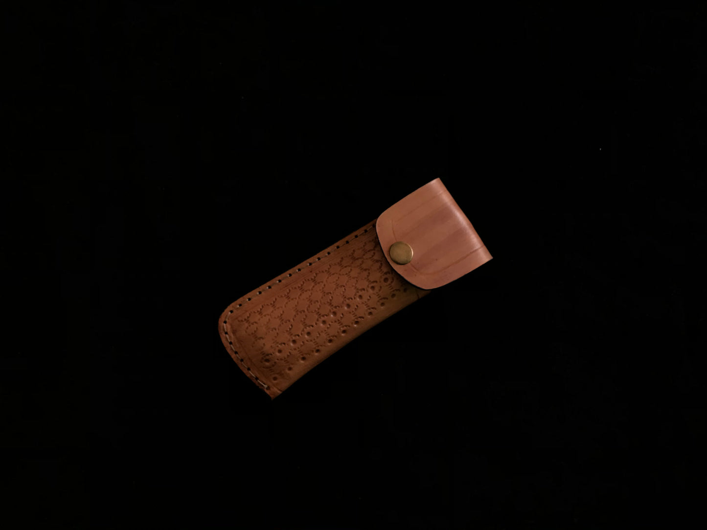 |NB KNIVES| CUSTOM HANDMADE DAMASCUS RAZOR WITH LEATHER SHEATH