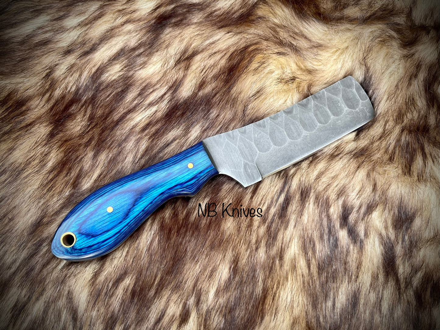 |NB KNIVES| CUSTOM HANDMADE COWBOY BULL CUTTER KNIFE WITH LEATHER SHEATH