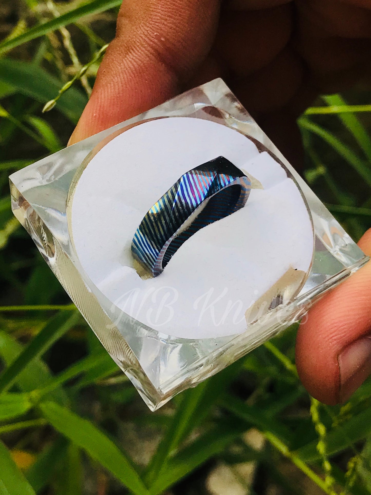 Titanium Zirconium Timascus Ring #3