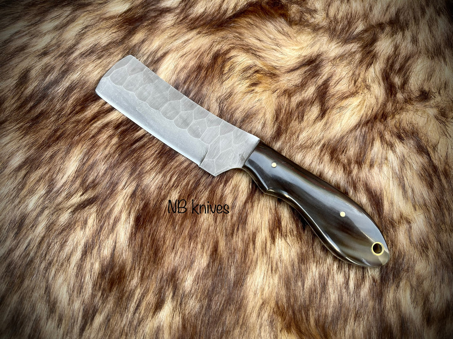 |NB KNIVES| CUSTOM HANDMADE COWBOY BULL CUTTER KNIFE WITH LEATHER SHEATH
