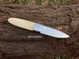 |NB KNIVES| CUSTOM HANDMADE D2 STEEL HUNTING KNIFE HANDLE BONE