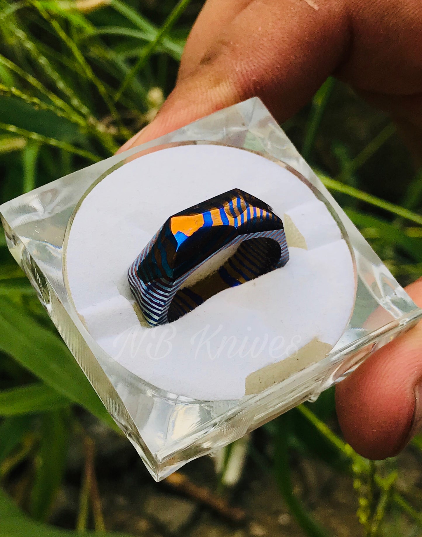 Titanium Zirconium Timascus Ring