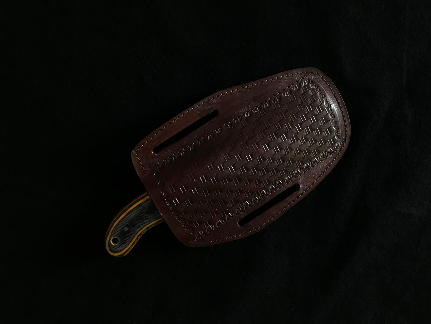 |NB KNIVES| CUSTOM HANDMADE DAMASCUS COWBOY BULL CUTTER KNIFE WITH LEATHER SHEATH
