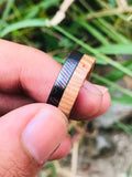 Titanium Zirconium Timascus Ring #9