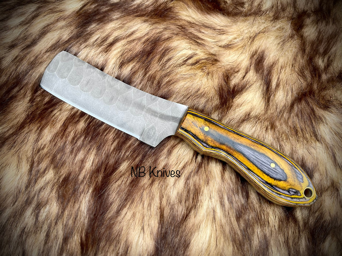 |NB KNIVES| CUSTOM HANDMADE COWBOY BULL CUTTER KNIFE WITH LEATHER SHEATH