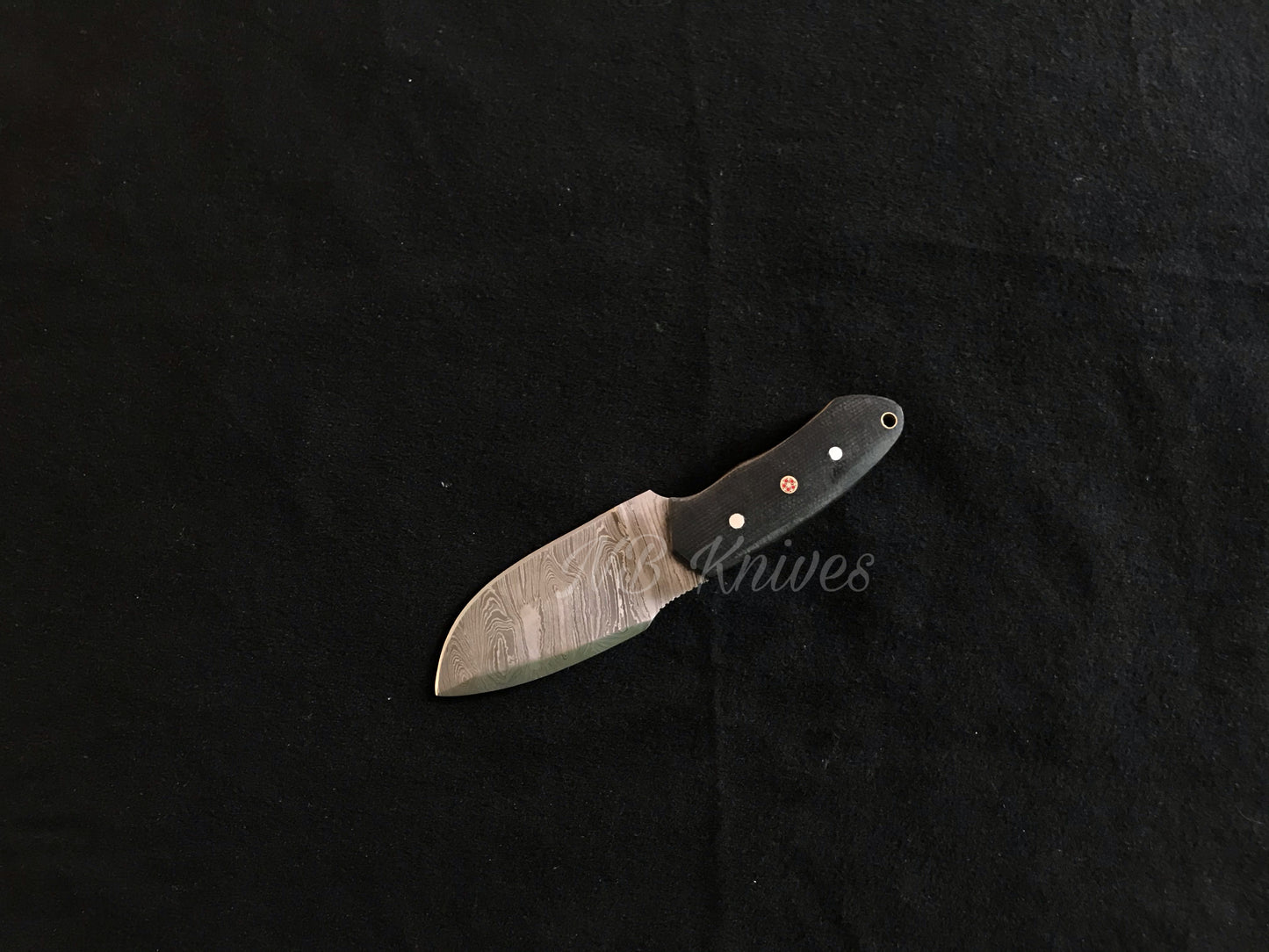 |NB KNIVES| Custom Handmade Damascus Hunting Knife Micarta Handle