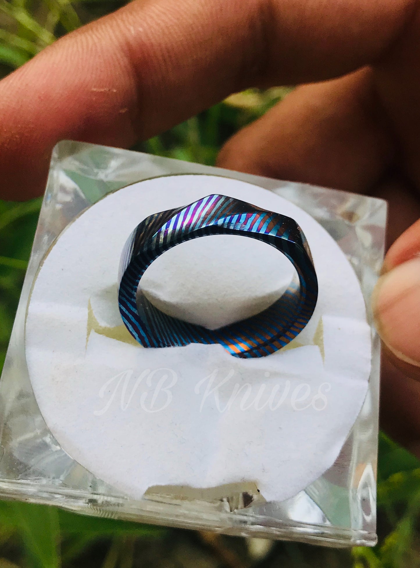 Titanium Zirconium Timascus Ring #3