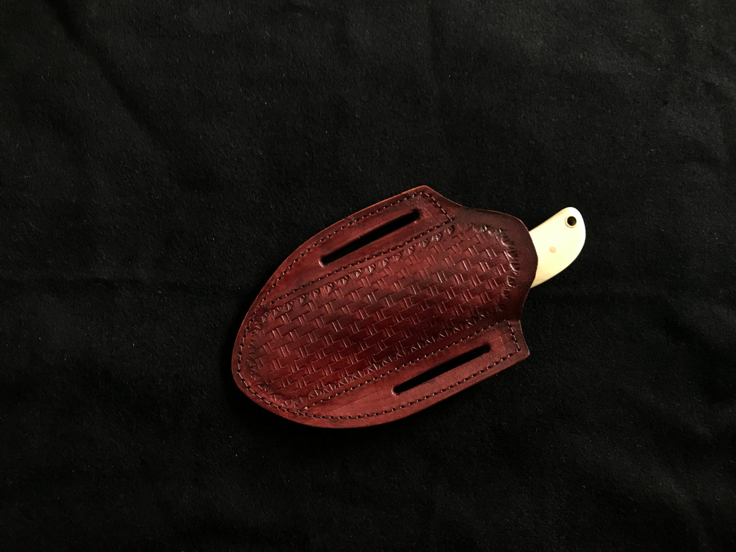 |NB KNIVES| CUSTOM HANDMADE COWBOY BULL CUTTER KNIFE WITH LEATHER SHEATH