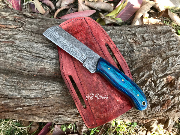 Bull Cutter Knife With Optional Blade Material, Comes With Pancake Leather  Sheath, Handmade Bull Cutter Knife, Steel Bull Cutter Knife 