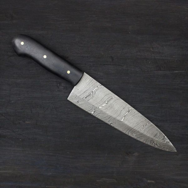 CUSTOM HANDMADE DAMASCSUS CHEF KNIFE