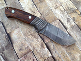 CUSTOM HANDMADE DAMASCUS STEEL KNIFE /ROSEWOOD HANDLE