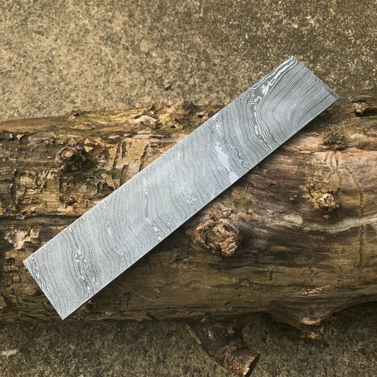 10 inches Custom Handmade Damascus Steel Blank Billet For Knife Making