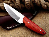 CUSTOM HANDMADE D2 STEEL HUNTING KNIFE Handle Material , multi micarta