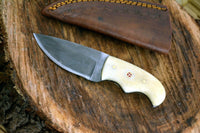 CUSTOM HANDMADE 1095 HIGH CARBON STEEL HUNTING KNIFE HANDLE CAMEL BONE