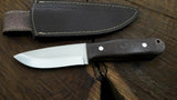 CUSTOM HANDMADE 1095 STEEL HUNTING KNIFE Handle Material : Micarta Wood