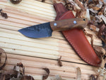 CUSTOM HANDMADE 1095 HIGH CARBON STEEL HUNTING,BUSHCRAFT KNIFE HANDLE ROSEWOOD