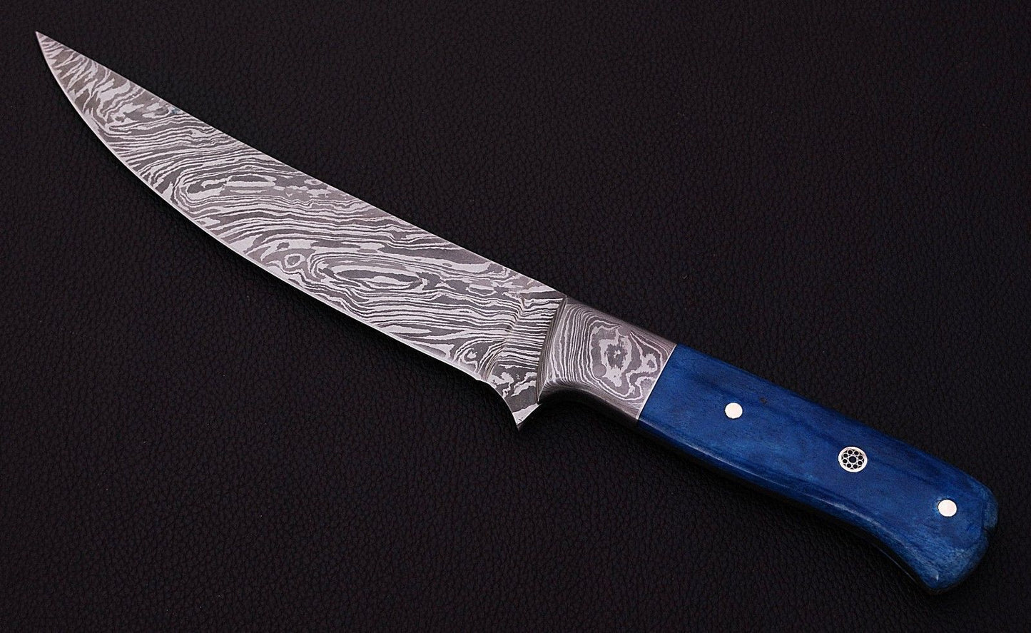 CUSTOM HANDMADE DAMASCUS STEEL FILLET FISHING KNIVES