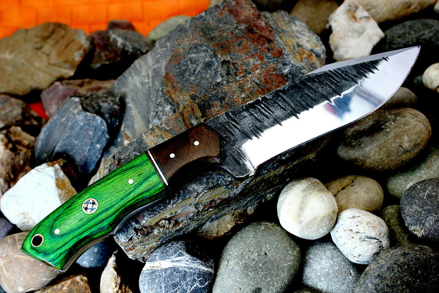 1095 Steel Hand FORGED HUNTING CAMPING EDC Knife HANDLE HARDWOOD