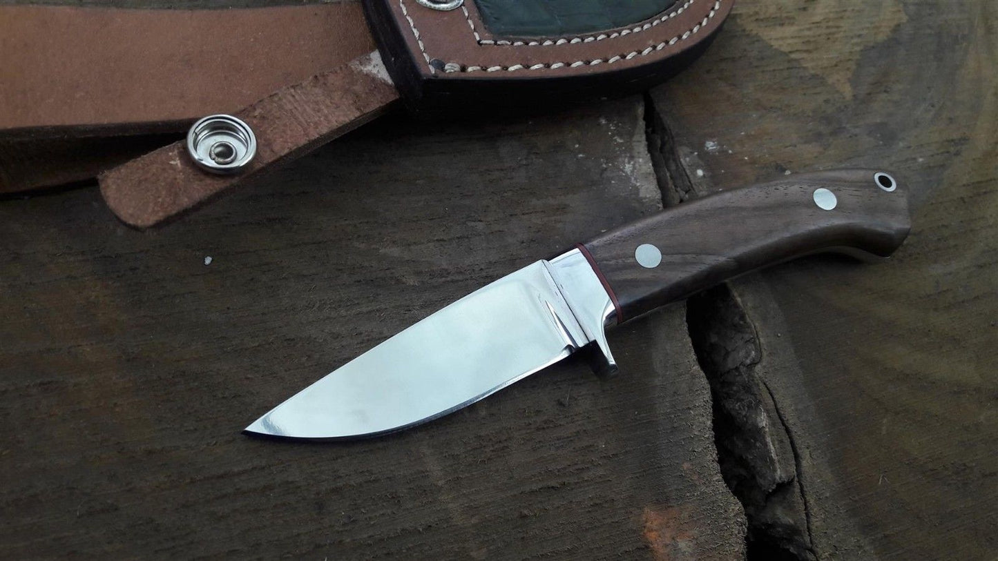 Custom handmade D2 Steel CAMPING| HUNTING KNIFE Damascus hunting knife collection Tactical fixed blade skinner