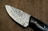 Custom Handmade Damascus Steel Hunter Camping Knife EDC