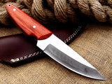 CUSTOM HANDMADE D2 STEEL HUNTING KNIFE Handle Material , multi micarta
