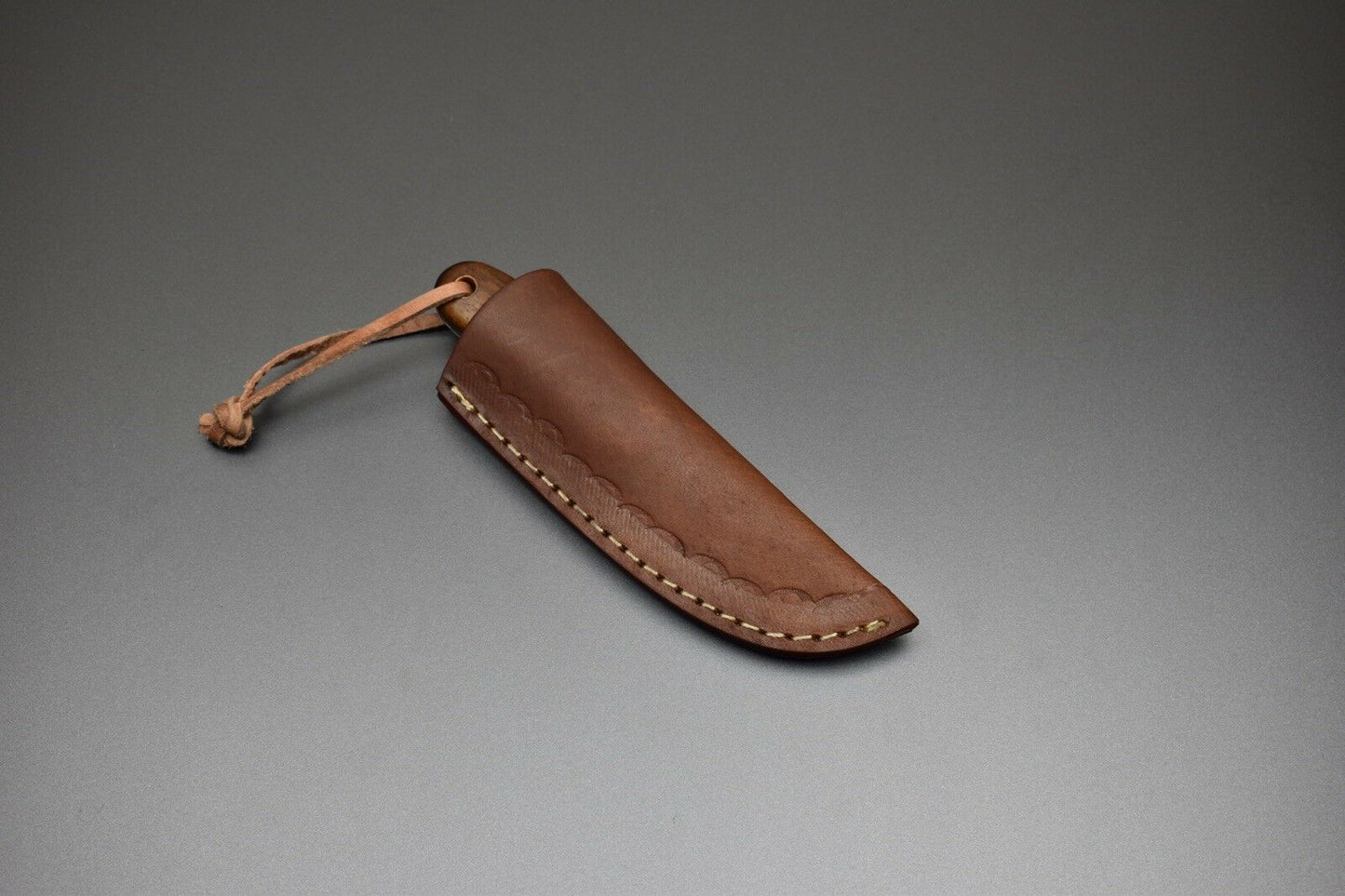 CUSTOM HANDMADE DAMASCUS STEEL EDC KNIFE HANDLE WALNUT WOOD