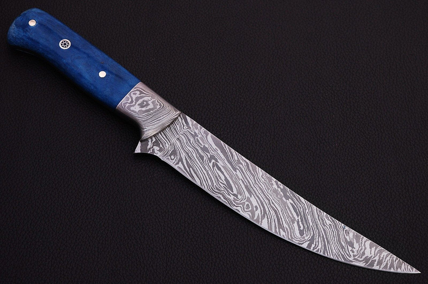 CUSTOM HANDMADE DAMASCUS STEEL FILLET FISHING KNIVES