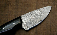 Custom Handmade Damascus Steel Hunter Camping Knife EDC