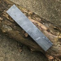 10 inches Custom Handmade Damascus Steel Blank Billet For Knife Making