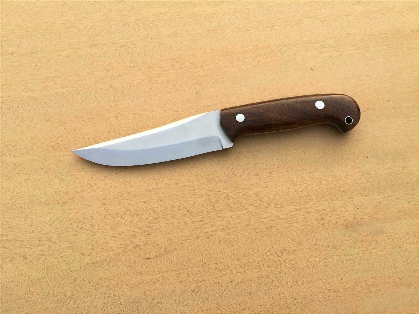 CUSTOM MADE TOMAHAWK AXE WITH BUSHCRAFT KNIFE/ ROSEWOO HANDLE - NB CUTLERY LTD