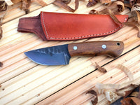 CUSTOM HANDMADE 1095 HIGH CARBON STEEL HUNTING,BUSHCRAFT KNIFE HANDLE ROSEWOOD