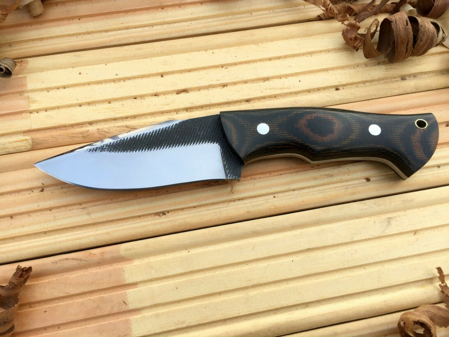 CUSTOM HANDMADE MAKE FROM FILE SURVIVAL KNIFE
