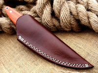 CUSTOM HANDMADE D2 STEEL HUNTING KNIFE Handle Material , multi micarta