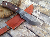 CUSTOM HANDMADE DAMASCUS STEEL KNIFE /ROSEWOOD HANDLE