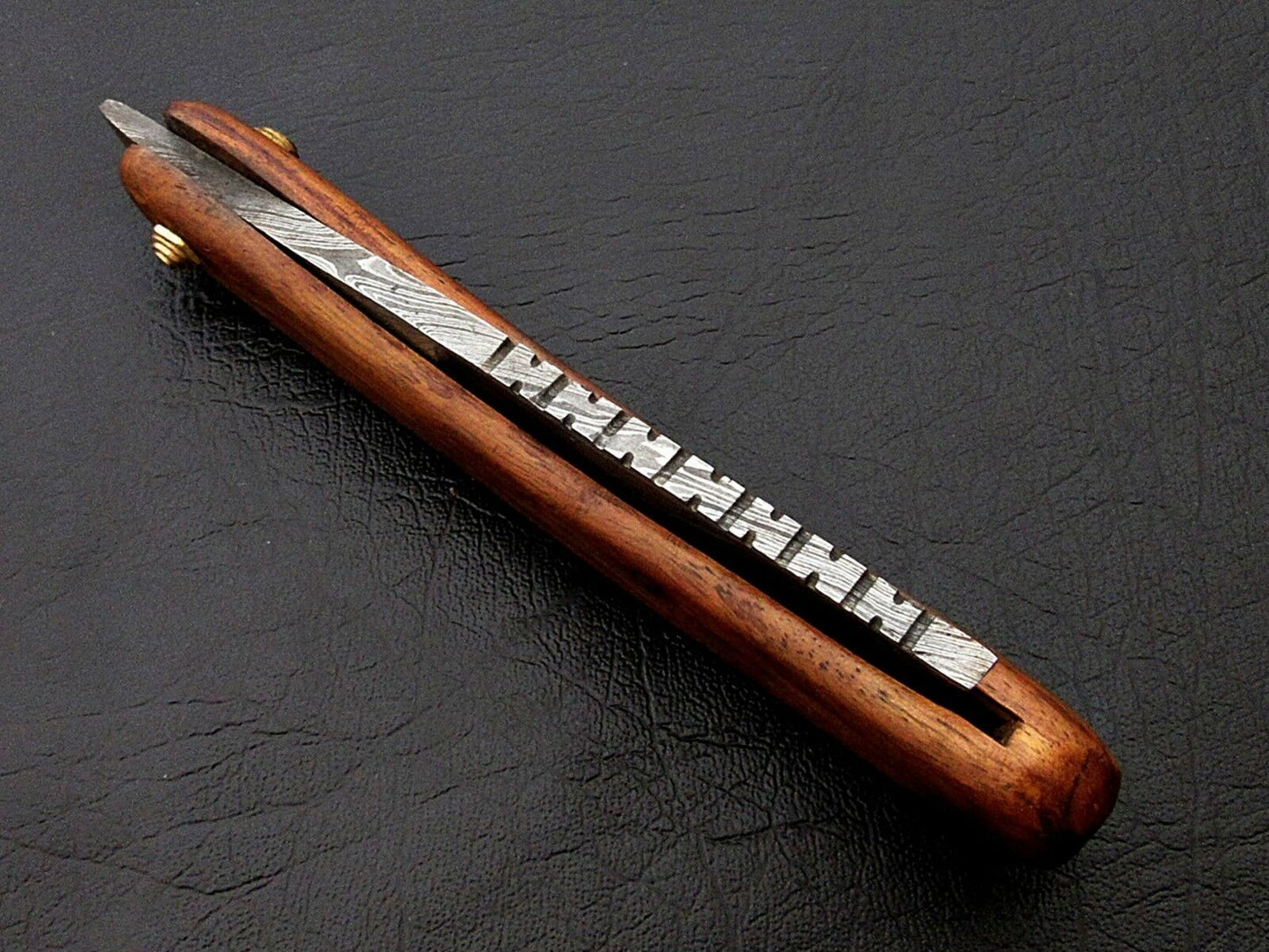 CUSTOM HANDMADE DAMASCUS STRAIGHT RAZOR