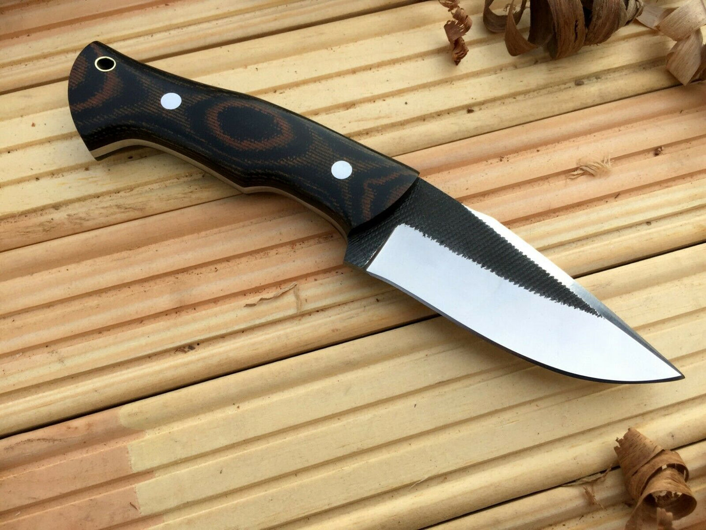 CUSTOM HANDMADE MAKE FROM FILE SURVIVAL KNIFE