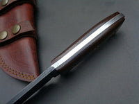 Custom Handmade Damascus Hunting Knife FULL TANG Micarta Handle