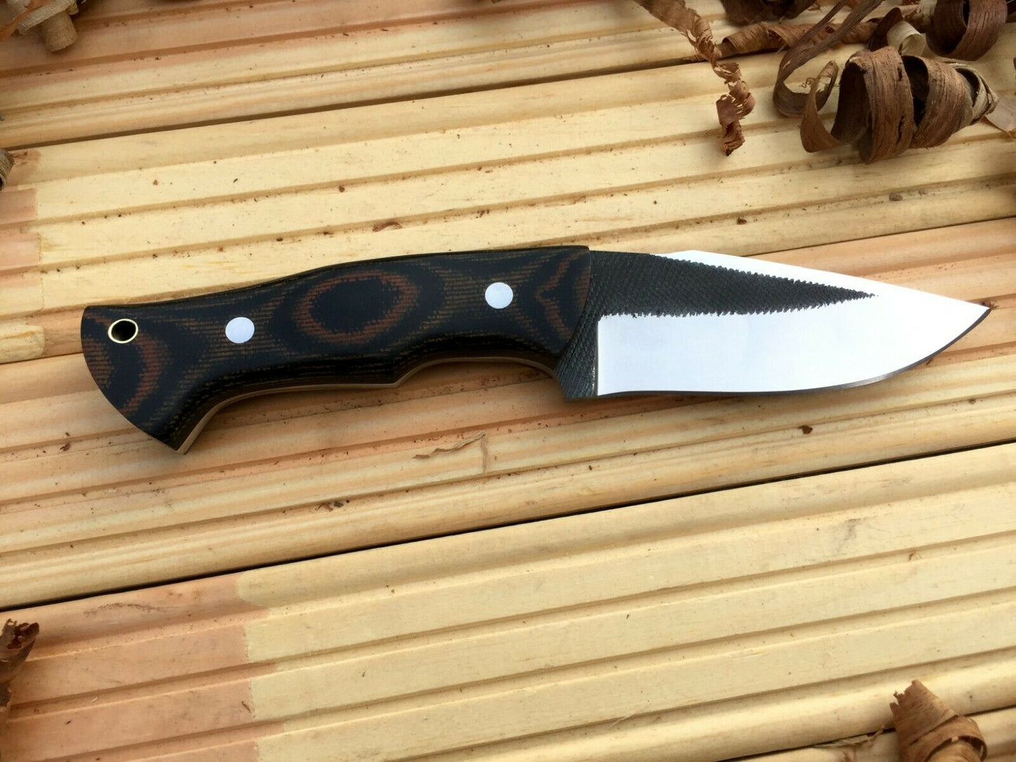 CUSTOM HANDMADE MAKE FROM FILE SURVIVAL KNIFE