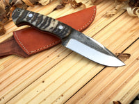 CUSTOM HANDMADE HUNTING BUSHCRAFT KNIFE FROM FILE