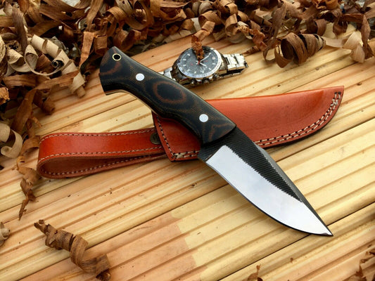 CUSTOM HANDMADE MAKE FROM FILE SURVIVAL KNIFE