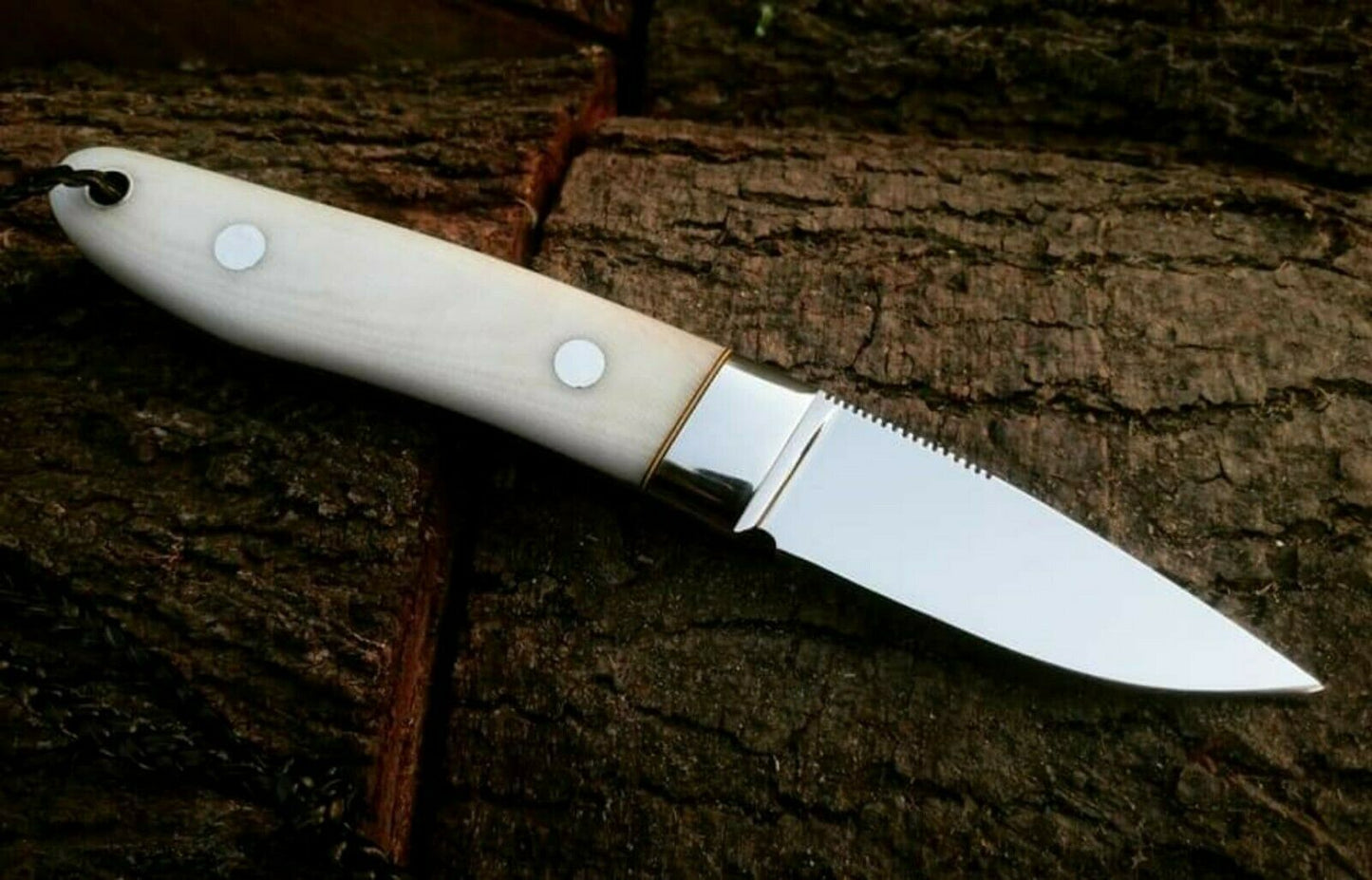 Custom Handmade D2 Steel hunting knife handle G10